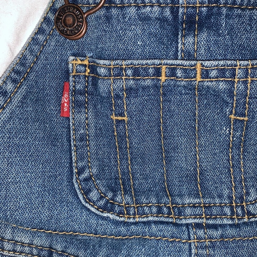 Levi’s baby onesie size 12 months - blue denim classic - Picture 3 of 8